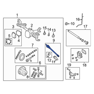Jeep OE - Rear Right Drive Axle Shaft