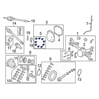 Jeep OE - Differential Cover Bolt