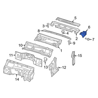 Jeep OE - Front Center Cowl Grille Panel