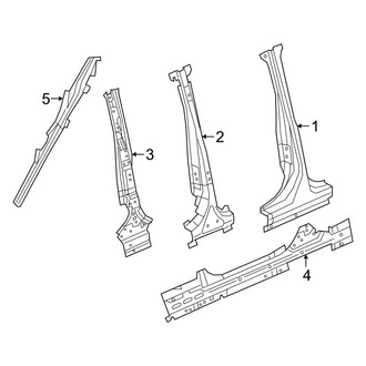 Jeep OE - Cab - Center Pillar & Rocker
