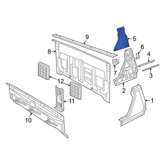 Jeep OE - Rear Left Inner Body C-Pillar Reinforcement