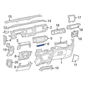 Jeep Gladiator OEM Interior Components — CARiD.com