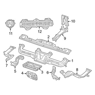 Jeep OE - Instrument Panel - Ducts