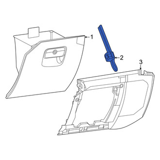 Jeep OE - Front Glove Box Support