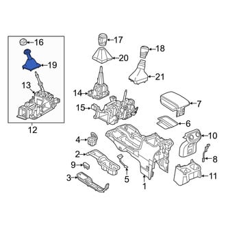Mopar® - Gearshift Lever Boot with Orange Stitch