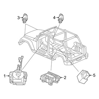 Jeep OE - Restraint Systems - Air Bag Components (Sensors & Modules)