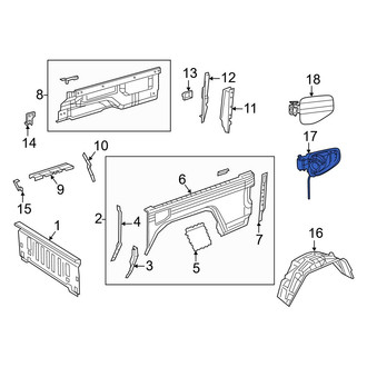 Jeep OE - Rear Fuel Filler Housing