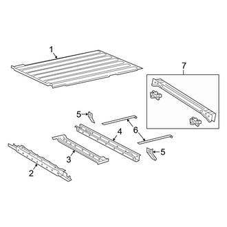Jeep OE - Pick Up Box - Floor