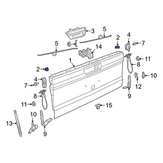 Jeep OE - Tailgate Stop Bumper