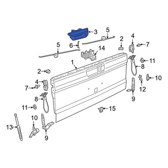 Jeep OE - Rear Outer Tailgate Handle