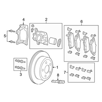 Jeep OE - Rear Suspension - Brake Components