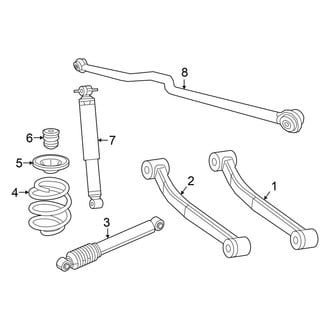 Jeep OE - Rear Suspension - Suspension Components