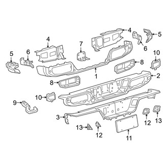 Jeep OE - Rear Bumper - Bumper & Components (Plastic)