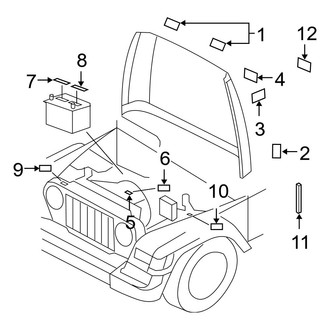 Jeep OE - Information Labels - Labels