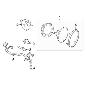 Jeep OE - Front Lamps - Headlamp Components (Halogen)