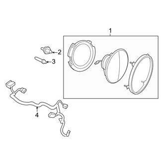 Jeep OE - Front Lamps - Headlamp Components (LED)