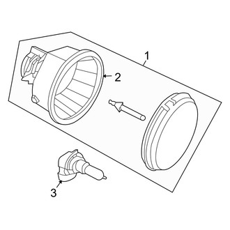 Jeep OE - Front Lamps - Fog Lamps (Halogen)