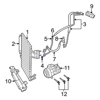 Jeep OE - Lower A/C Line O-Ring