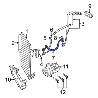 Jeep OE - A/C Refrigerant Discharge Hose