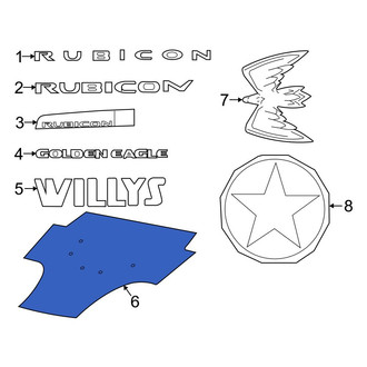 Jeep OE - Front Hood Decal
