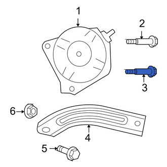 Jeep OE - Automatic Transmission Mount Bolt