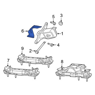 Jeep OE - Engine Mount Heat Shield