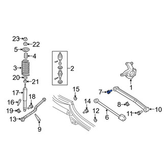 Jeep OE - Outer Suspension Control Arm Bolt