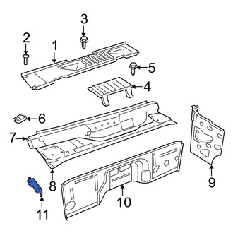 Jeep OE - Left Cowl Bracket
