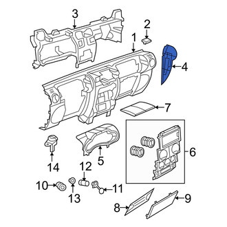 Jeep OE - Left Instrument Panel Side Cover