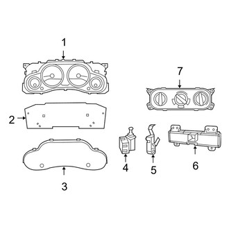 Jeep OE - Instrument Panel - Cluster & Switches
