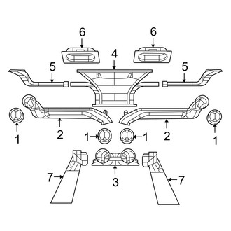 Jeep OE - Instrument Panel - Ducts