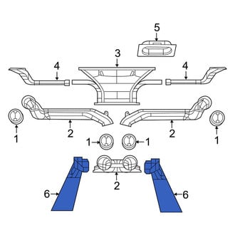Jeep OE - Left Lower Instrument Panel Air Duct