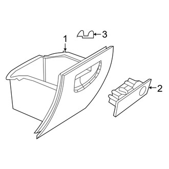 Jeep OE - Instrument Panel - Glove Box