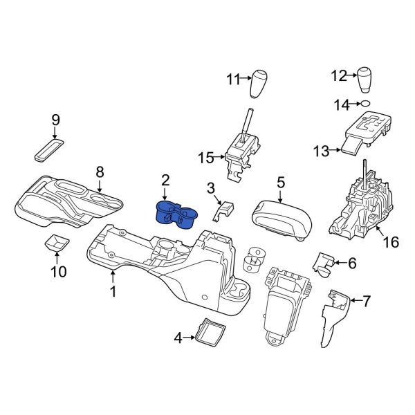 Console Cup Holder