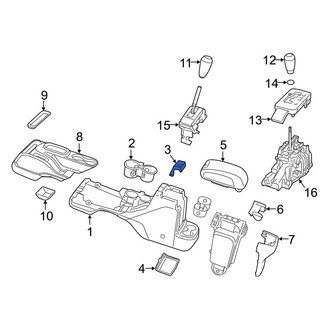 Jeep OE - Rear Console Trim Panel