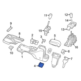 Jeep OE - Console Mat