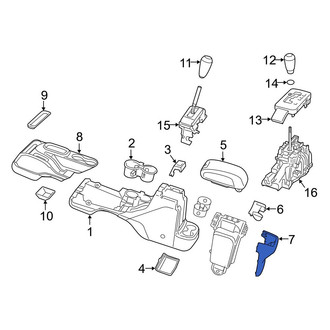 Jeep OE - Rear Console Trim Panel