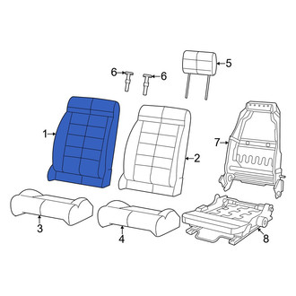 Jeep OE - Front Right Seat Back Cushion