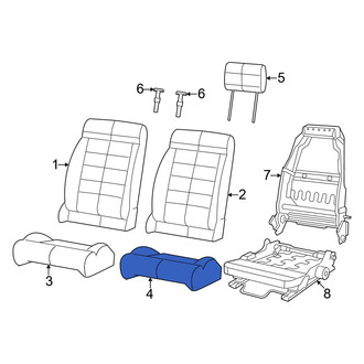 Jeep OE - Front Left Seat Cover