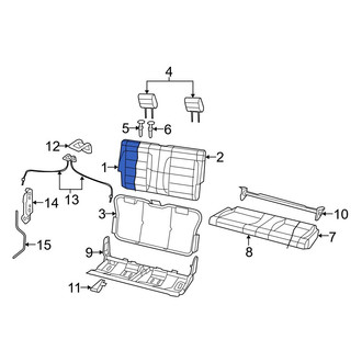 Jeep OE - Rear Seat Back Cushion