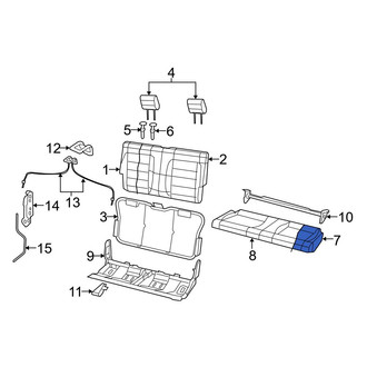 Jeep OE - Rear Seat Cushion Foam