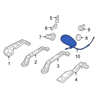 Jeep OE - Lower Folding Seat Release Cable