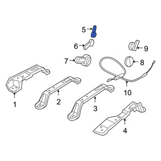 Jeep OE - Folding Seat Latch Release Handle