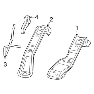 Jeep OE - Seats & Tracks - Tracks & Components (Passenger Side), (Unlimited Rubicon / Unlimited Sahara / Unlimited Sport)