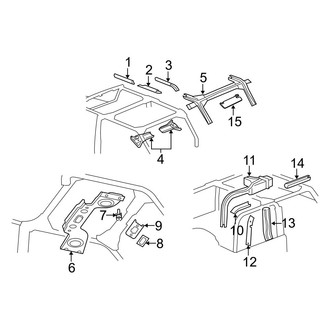Jeep OE - Roll Bar & Components - Interior Trim