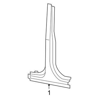 Jeep OE - Pillars, Rocker & Floor - Center Pillar (Unlimited Rubicon / Unlimited Sahara / Unlimited Sport)