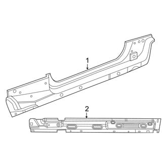Jeep OE - Pillars, Rocker & Floor - Rocker (Rubicon / Sahara / Sport)