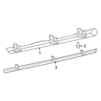 Jeep OE - Pillars, Rocker & Floor - Exterior Trim (Rubicon / Sahara / Sport)