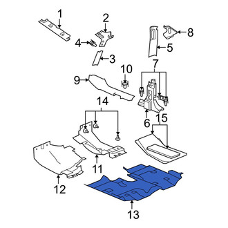 Jeep OE - Center Floor Carpet