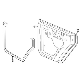 Jeep OE - Rear Door - Door & Components (Half Door), (Unlimited Rubicon / Unlimited Sahara / Unlimited Sport)